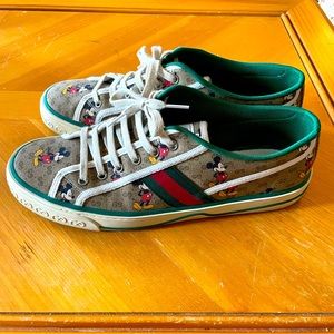 Gucci × Disney Mickey Mouse tennis shoes